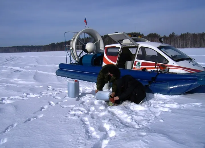 Introduction of Chlorella into Beloyarsk Water Reservoir under the ice