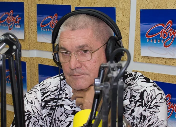 Владимир Тимофеевич Лухтанов на радио Август, г. Тольятти