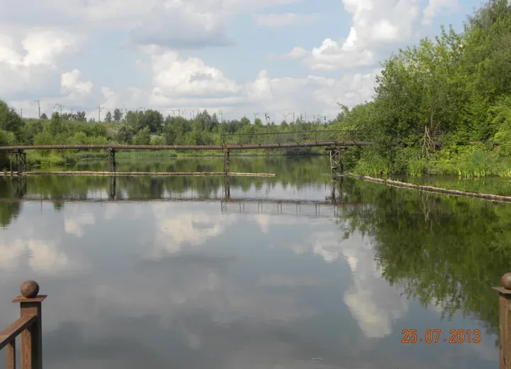 прудок-осветлитель на р. Вязовка (июль)
